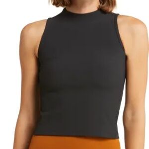 Spanx Contour Rib Mock Neck Tank